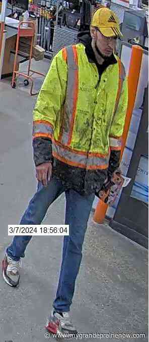 Beaverlodge RCMP seek public assistance in identifying suspect following alleged credit card theft