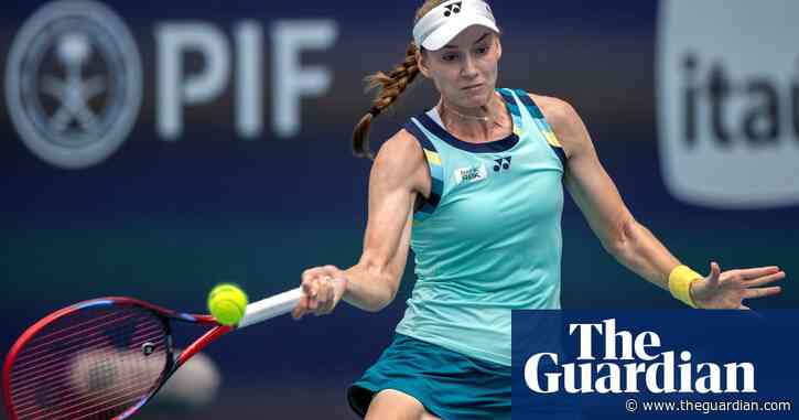 Elena Rybakina into Miami final despite meltdown against Victoria Azarenka