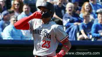 Royce Lewis injury: Twins third baseman leaves Opening Day game early with quad injury running the bases