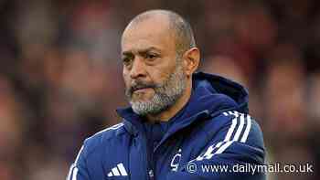 Nuno Espirito Santo admits he 'punched something' after learning of Nottingham Forest's point deduction for breaking Premier League spending rules... and calls on his side to 'work harder' after being handed the penalty