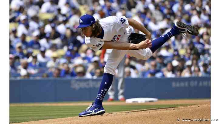 Dodgers’ Tyler Glasnow looks like an ace in his home debut