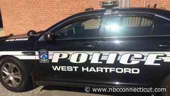 Road closed in West Hartford due to car crash
