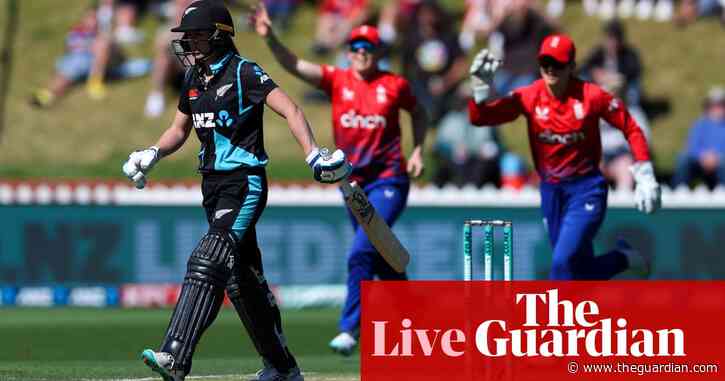 New Zealand set England 137 to win: fifth women’s T20 cricket international – live