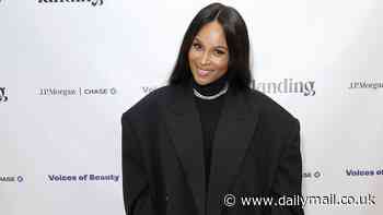 Ciara is business chic in an oversized blazer while serving as the keynote speaker at a beauty summit in LA