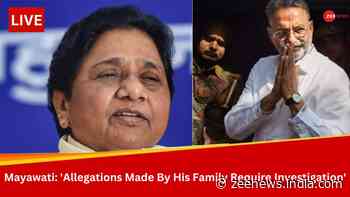 LIVE | Mayawati On Mukhtar Ansari`s Death: `Allegations Made By His Family Require Investigation`