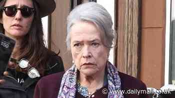 FIRST LOOK: Kathy Bates, 75, on set of CBS' gender-swapped Matlock reboot in LA... nearly 30 years after Andy Griffith-led legal drama wrapped
