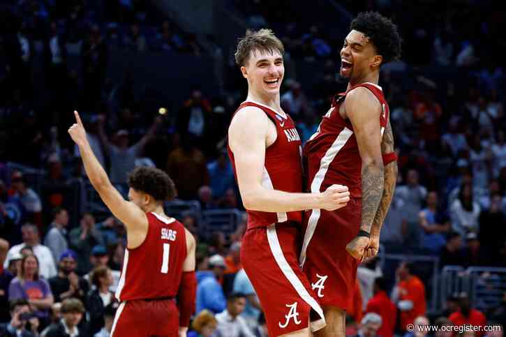 NCAA Tournament: Alabama outlasts North Carolina to reach Elite Eight
