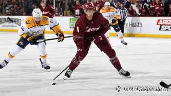 Coyotes stop Preds' points streak at 18 games