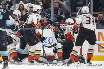 Seattle scores 3 goals in 3rd period to pull away for 4-2 win over Anaheim