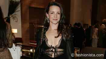 Great Outfits in Fashion History: Kristin Davis Wearing Lacy Lingerie in 2005