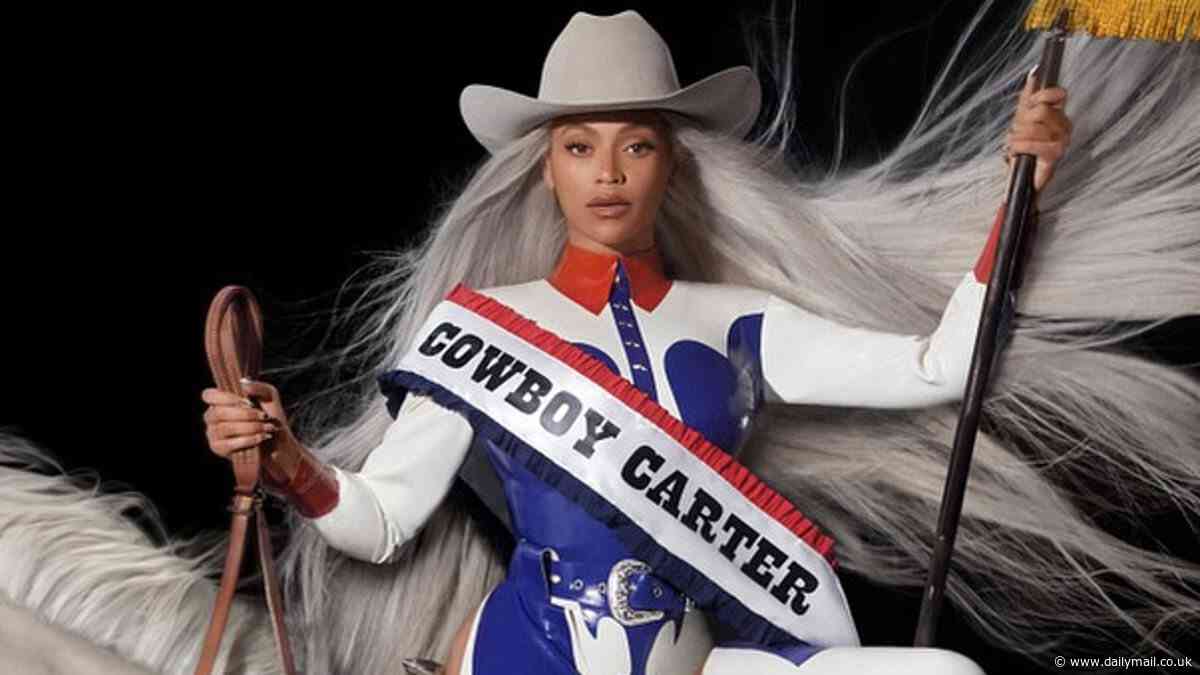 Beyonce goes country! Superstar's fans deem Cowboy Carter 'album of the year' minutes after the 27-track epic featuring Dolly Parton, Miley Cyrus, Willie Nelson and Post Malone is released