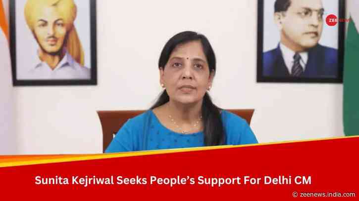 `Kejriwal Ko Aashirvaad`: Delhi CM`s Wife Seeks People`s Support, Shares Whatsapp Number