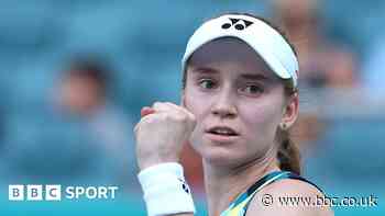 Rybakina 'switched off mind' to beat Azarenka in Miami