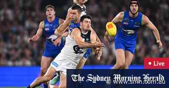 AFL LIVE updates: Carlton dine out on lowly Kangaroos; Fremantle keep Crows at bay