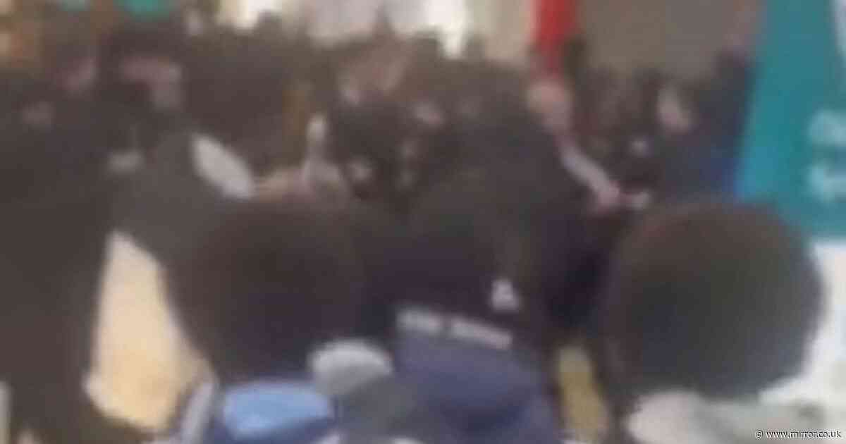 Chaos erupts as 300 children storm Milton Keynes shopping centre and clash with security