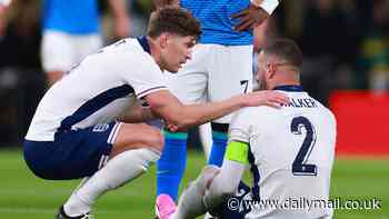 Kyle Walker and John Stones will MISS Man City's crunch game against Arsenal, Pep Guardiola confirms... after the pair suffered injuries while on international duty with England