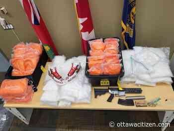 Impaired driving call in Upper Ottawa Valley leads to 125 kg meth seizure