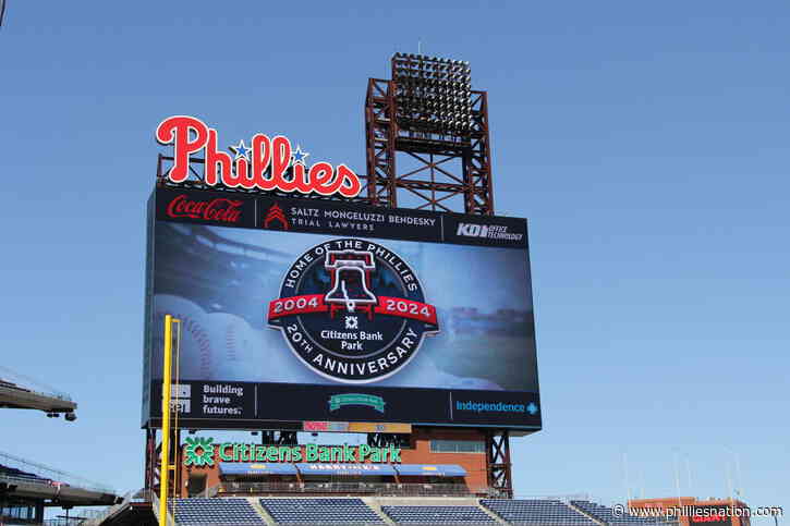 Phillies will celebrate Citizens Bank Park’s 20th anniversary throughout the 2024 season