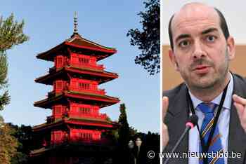 Staatssecretaris Michel belooft snel werk te maken van restauratie Japanse Toren en Chinees Paviljoen