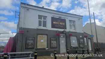 The Moss Rose Pub Kearsley boarded up in sudden closure