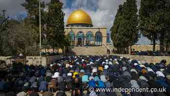 Watch: Palestinians pray at Jerusalem’s al-Aqsa Mosque during Ramadan as Israel-Hamas conflict continues