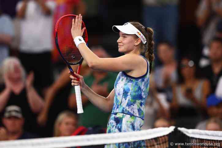 Elena Rybakina shares secret behind her Roger Federer-like on-court trait
