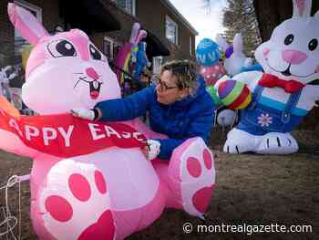 N.D.G. resident creates sprawling Easter display to bring joy to kids