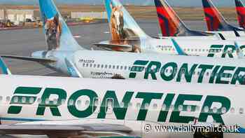 Terrified passengers break down in tears as Frontier flight is evacuated in Charlotte due to 'strong odor' - with one person injured in the process