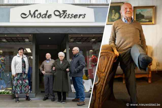 ‘Mode Vissers’ en topfitte Joske Vissers vieren allebei 100ste verjaardag: “Ik geef nog elke week turnles”