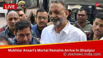 LIVE | Mukhtar Ansari`s Death: Body Of Gangster Politician Arrives In Ghazipur