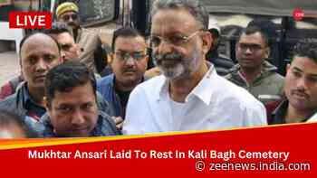 LIVE | Mukhtar Ansari`s Death: Mortal remains of Gangster-Politician Buried Near The Graves Of His Parents