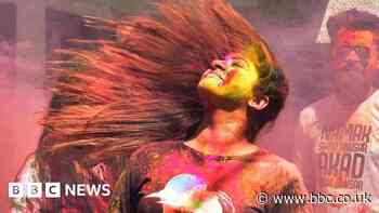 Indians celebrate Holi - the festival of colours