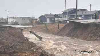 Heavy rains result in major washouts on Newfoundland's west coast