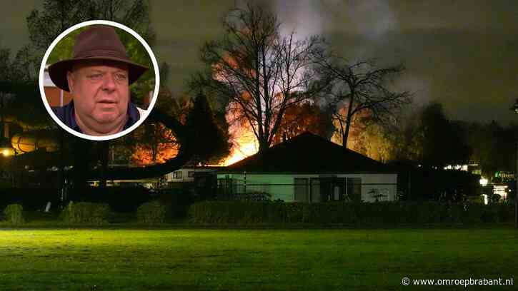 'Chalet Peter Gillis afgebrand op zijn park', brandstichting onderzocht