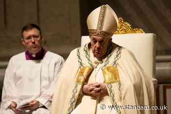 Pope Francis presides over Vatican's Easter vigil after pulling out of Good Friday service