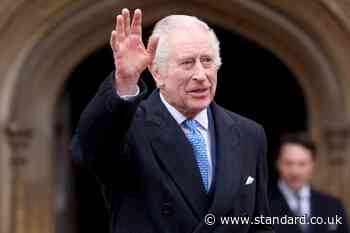 Members of public say Charles ‘looked good’ at Easter Sunday service