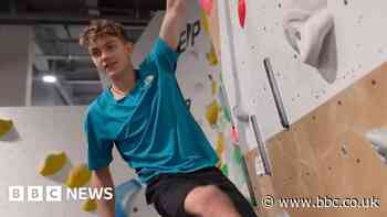 Young climber going for gold at Paris Olympics