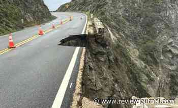 Part of California’s Highway 1 collapses in storm