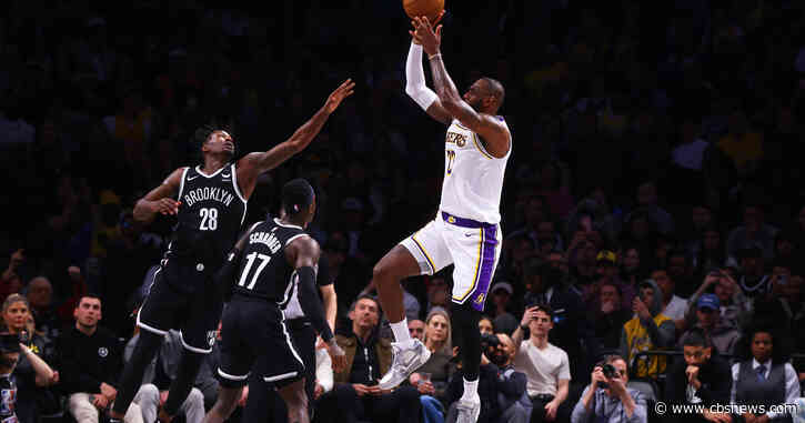 Nets manage just 11 first-quarter points, lose to Lakers