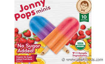 JonnyPops introduces Organic No Sugar Added Fruit Burst Minis