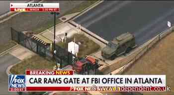 Driver rams car into FBI office gate in Atlanta