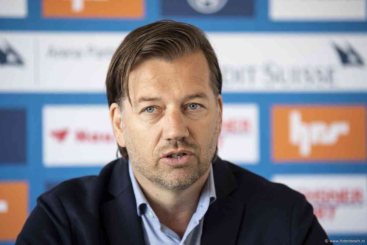 Bernard Schuiteman (50) nieuwe technisch directeur FC Den Bosch