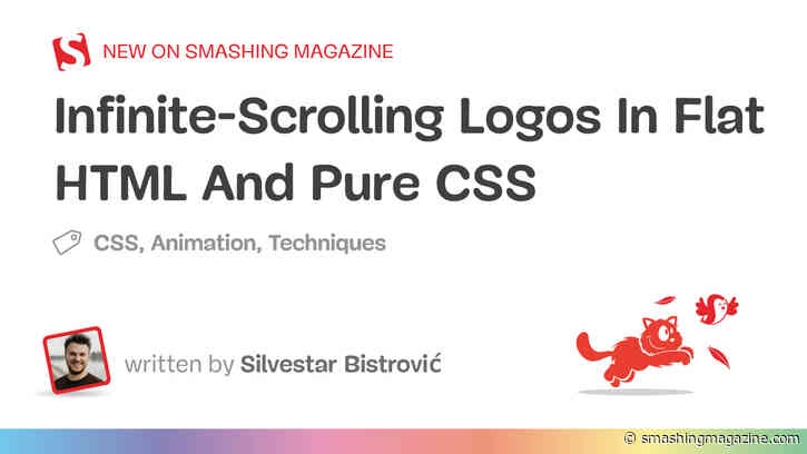 Infinite-Scrolling Logos In Flat HTML And Pure CSS