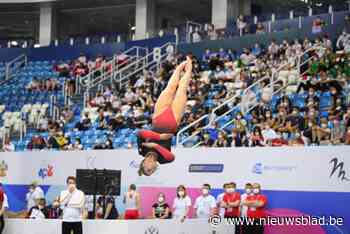 Tachina Peeters start in Portugal aan haar laatste EK tumbling: “Ik moet nu op zoek naar een nieuwe hobby, iemand inspiratie?”