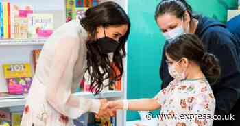 Meghan Markle leaves kids in stitches as she shows off acting skills at hospital