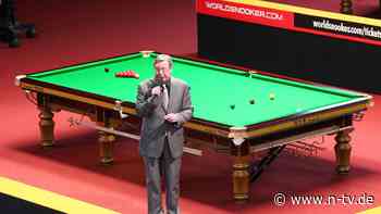 "Der Rolf hat Snooker": Kommentatoren-Ikone Rolf Kalb hört auf