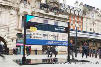 Capital One UK highlights APR transparency with see-through billboard