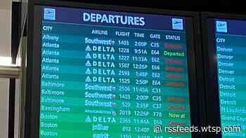 More than half of flights at Tampa International Airport delayed or canceled