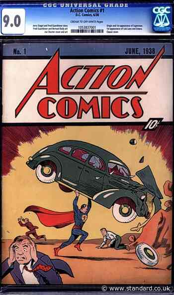 Comic book featuring first Superman appearance from 1938 sells for $6m