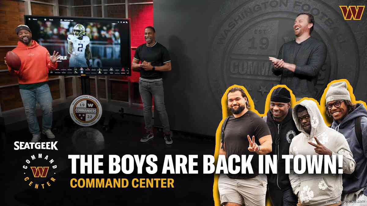 Players in the Building, Early-Draft Picks & Sean Taylor | Command Center | Washington Commanders